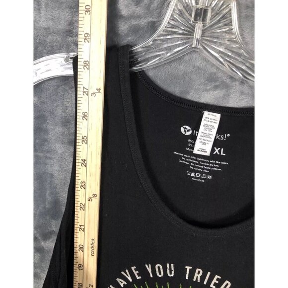 It works Woman’s Tops XL Black Have You Tried That Crazy Wrap Thing It Works  - Picture 7 of 9